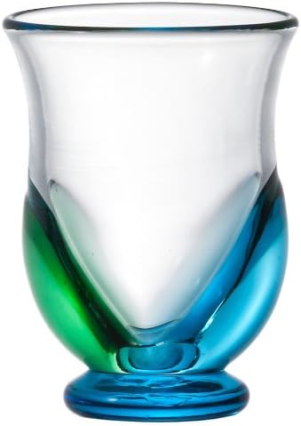 Adelia Sake Glass 2,75 FL OZ Tsugaru Biidoro Aomori Made in Japan F-49686
