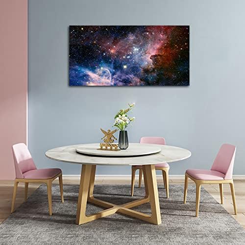 Artewoods platno zidna umjetnost galaksija maglica zvjezdana kozmička slika slika Panoramsko platno arotwork Universe zvijezde svemirske