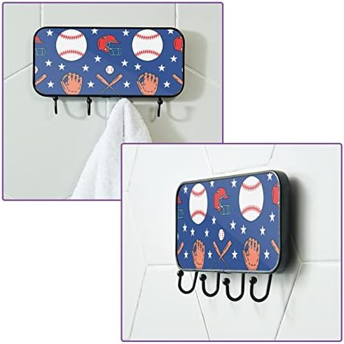 Vioqxi vješalica za kaput zidni nosač, samo -ljepljive zidne kuke ukrasne za ulaznu spavaću sobu kuhinja kuhinja kupatila ormar za