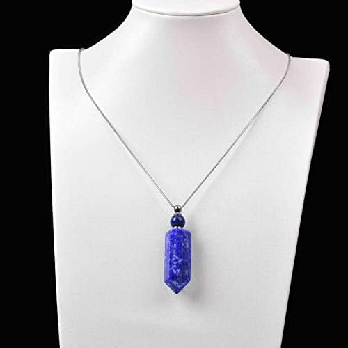 JIc dragulj 2,4 inča 1 oz šiljana šesterokutna prizma oblik prirodni lapis lazuli kvarc kristalni zacjeljivanje kamena aromaterapija
