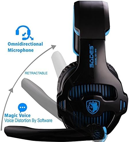 Slušalice za igranje 9810 3,5 mm slušalice u uhu s kontrolom glasnoće mikrofona za PC / in / in4