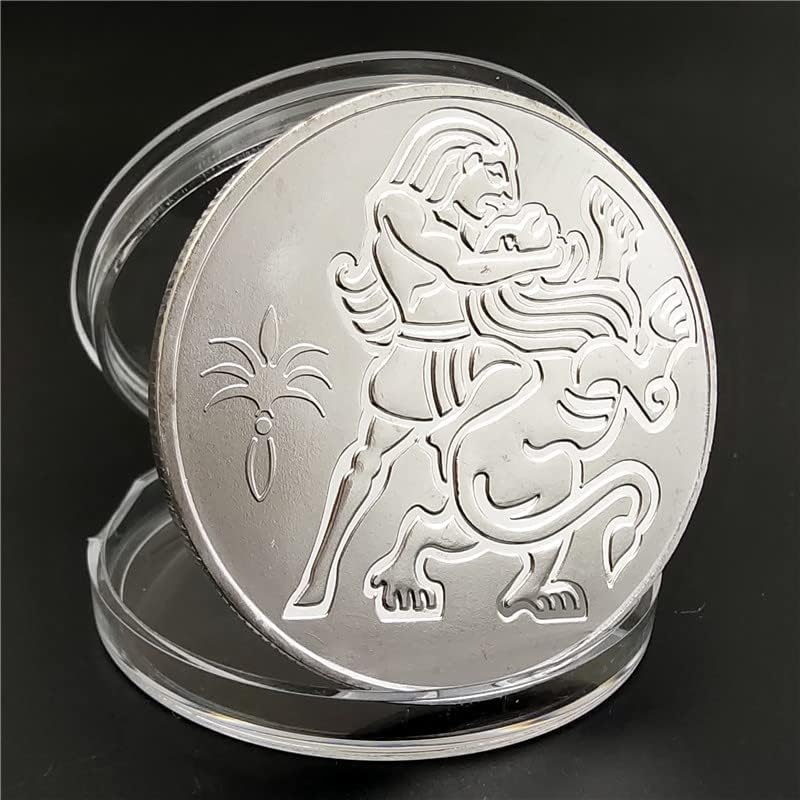 Izraelski lav srebrni prigodni novčić stojeći lavovi srebrni novčići kolekcionarski predmeti