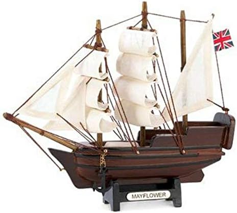 wakatobi mali mini mayflower drveni brod model jedrilice čamac nautički kip za jedrenje oceana