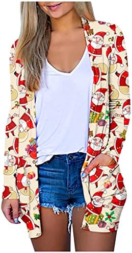 Džemperi za žene, ženski cvjetni print puff rukav kimono kardigan labavi prekrivanje casual bluze vrhove