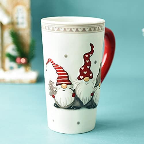 Zerodeko božićna kava šalica za odmor kava keramički čaj čaj gnome mlijeko šalica svečana sezonska praznična šalica slatka ljubaznost