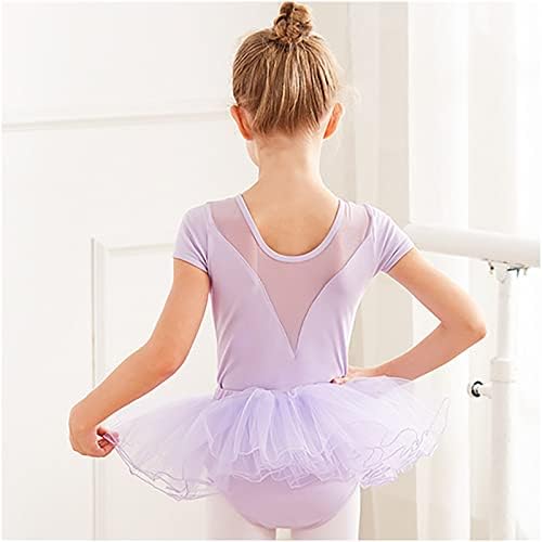 _ / dječje baletne hulahopke za djevojčice plesna suknja kratkih rukava balerina balerina haljina ljetna odjeća za vježbanje