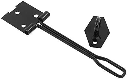 24 x crni čelični HASP i tipa žice za spajanje za brave od 125 mm