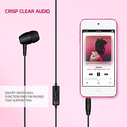 Pro Mono Earbud Hands-Free djeluje za LG K51 s ugrađenim mikrofonom i svježnim jasnim sigurnim zvukom!