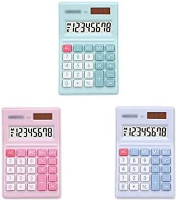 Gooffy kalkulator 8-znamenkasti osnovni kalkulator kalkulatori dvostruke snage Obrazovni za školski ured kućni destop-upotreba 4.3x2.8x0.7in