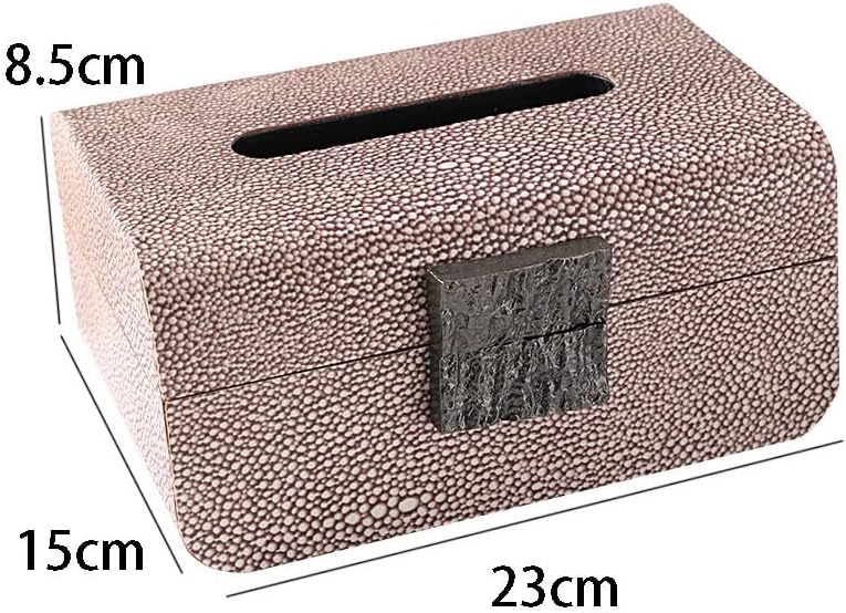 SDGH ukrasna kožna kutija za tkivo Medicirana mesinganog držača salvete u spavaćoj sobi Dnevna soba Dekor