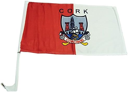 Cork Službena Irska GAA Crest County zastave 152cm x91cm vrlo ograničena zaliha