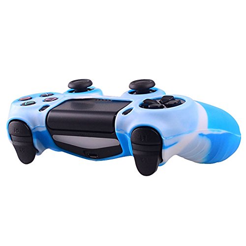 ModFreakz® silikonska zaštitna koža Bijelo plava kamo za PS4 kontrolere