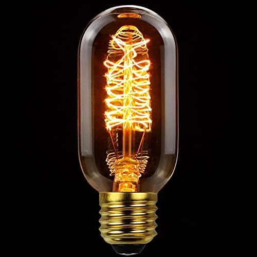 LUOFDCLDDD Berba žarulje Edison, E27 Žarulja Edison s spiralni žarnom niti snage 40w, Ukrasne lampe sa žarnom niti s podesivim svjetline,