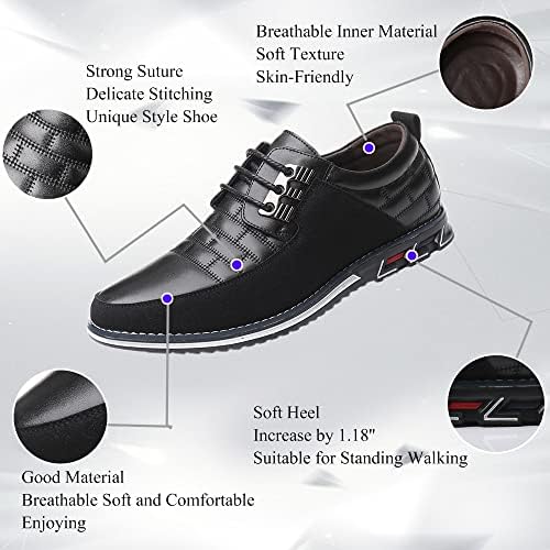 Muške ortopedske kožne cipele od BBC-a; luksuzne cipele u poslovnom stilu; jednostavne ravne cipele za hodanje bez kopča