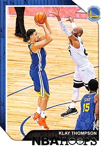2018-19 Panini obruči 35 Klay Thompson Golden State Warriors košarkaška karta