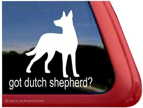Imate nizozemski pastir? ~ Nizozemski pastirski pseći vinilni naljepnica naljepnica prozora
