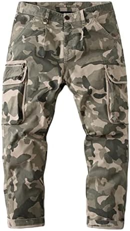Muške taktičke hlače opuštene borbene hlače za teret Vojne camo hlače na otvorenom ripstop višestruki džep lagane ležerne hlače