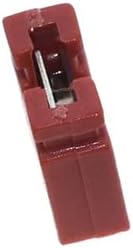 100pcs 2,54 mm crne kratkospojne kapice standardna PCB kratkospojna kapa Šantovi za spajanje na kratki spoj Crveni kontaktni blokovi