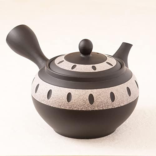 Tokoname yaki -black čajnik kyusu 580ml/ 19.6 fl oz kapacitet -Tokoname yaki | Japanski čaj kimikura