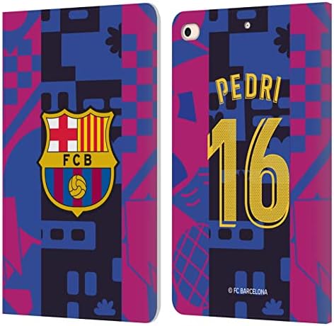 Dizajn glavnih slučajeva Službeno licenciran FC Barcelona Pedri 2021/22 Igrači Treći komplet grupe 1 Kožni novčanik Kompatibilno s