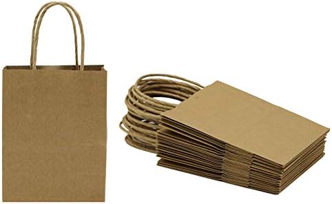 Kreativni Hobiji male poklon vrećice s ručkama od kraft papira-vjenčanja, suveniri, poklon vrećice - veleprodajno pakiranje