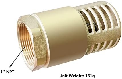 Mesingani nepovratni ventil od 1 inča za teške uvjete rada mesingani nepovratni ventil s unutarnjom oprugom nepovratni ventil za sprječavanje