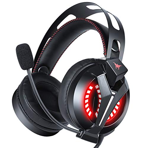 Slušalice za PS4 - Gaming slušalice Combatwing sa 7.1 surround zvukom, Utor za slušalice sa mikrofon s redukcijom šuma, Iznad slušalice