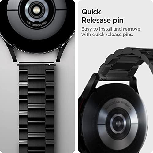 Spigen tekući zračni oklop i moderni fit bend dizajniran za Samsung Galaxy Watch 4 Classic 46 mm - crno