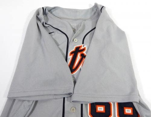 2021 Detroit Tigers Erasmo Ramirez 66 Igra izdana POS Upotrijebljena siva dresa 46 6 - Igra se koristio MLB dresovi