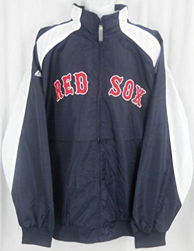 Majestic Boston Red Sox MLB muški teksturirani puni zip mornarsko plava jakna velike i visoke veličine