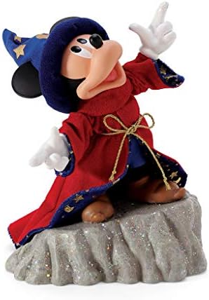 Odjel 56 Mogući snovi Disney Fantasia 80. godišnjica čarobnjaka Mickey Mouse Figurica, 10 inča, višeboja
