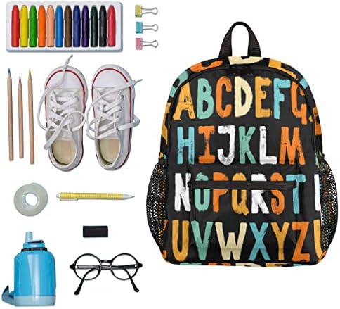 Cfpolarno šareno obrazovanje pismo abeceda za djecu ruksak za dječake djevojčice učenici ruksak mini mališani ruksak natrag u školsku
