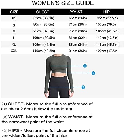 AoxJox vrhovi za usjev dugih rukava za žene vitalno 1.0 i 2.0 vježbanje bez bešavne majice majice
