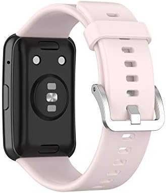 Zamjenski pojasevi kompatibilni s Huawei Watch FIT -om, podesivi dodatni mekani silikonski sportski trak za žene muškarce