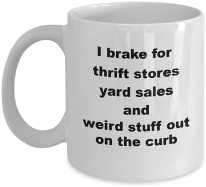 Šalica za kavu u štedljivoj trgovini, šalica za prodaju u dvorištu, poklon za štedljivog kupca