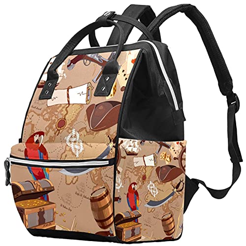 Parrot Voyage Pelene torbe torbi mame ruksak Veliki kapacitet Pelena torbe za njegu Putničke torba za njegu bebe