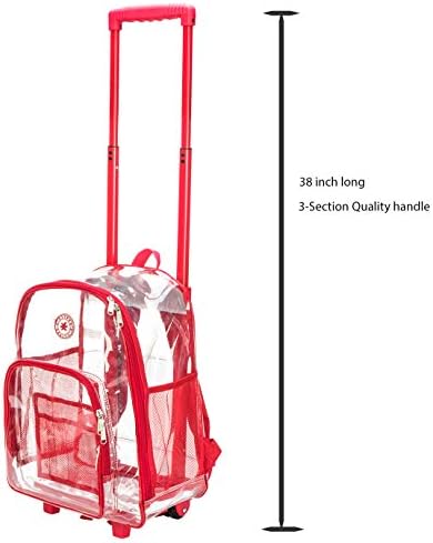 Ruksak za teške uvjete rada torba za knjige kvalitetna prozirna radna torba putni ruksak prozirne školske torbe za knjige na kotačima