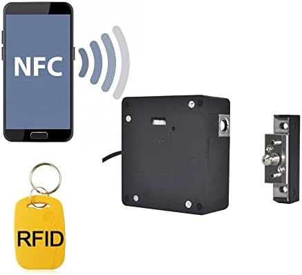 Tokatuker nevidljivo zaključavanje ormara, skriveni NFC zaključavanje DIY RFID zaključavanje brave s USB kablovskom snagom za drvene