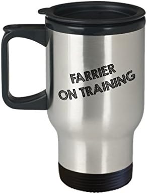Farriers COFFET PUTOVANJE ŠAČNA NAJBOLJA Smiješna jedinstvena čaša za čaj Savršena ideja za muškarce Farrier na treningu