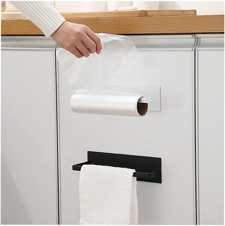 Lukeo držač za papirnate ručnike montirani valjci od raska za odlaganje stalak za kuhinjsku policu za kupaonicu za ručnike nosač
