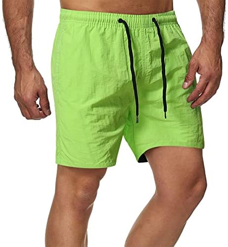 Sportske kratke hlače za muškarce, ljetne kratke hlače na plaži s elastičnim pojasom i džepovima, košarkaške kratke hlače