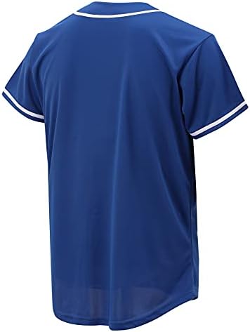 Cuthbert Solid Baseball Jersey košulja za muškarce i žene, obična ležerna majica s kratkim rukavima dolje,