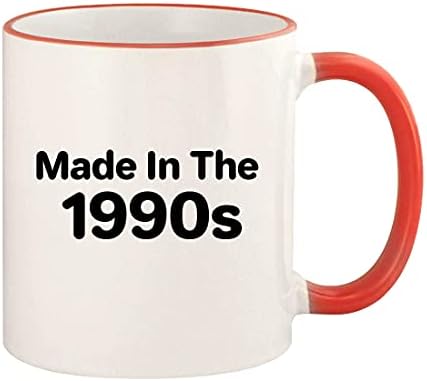 Knick Knack pokloni napravljeni u 1990 -ima - 11oz ručici i šalica za kavu, crvena