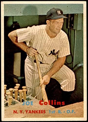 1957. Topps 295 Joe Collins New York Yankees Ex/MT+ Yankees
