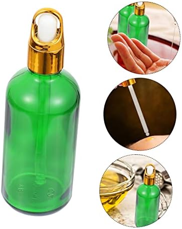 Heleved 6pcs boca esencijalnog ulja zelena šminka čist spremnik za putnički sprej boca za oči kadice boca staklo staklo terarij kapljica