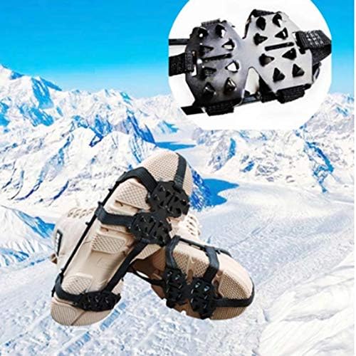 Leige Splint Multifunkcionalni ne klizni 24-zubni vanjski penjački penjanje penjački penjanje planinarskim krapponima prijenosne cipele