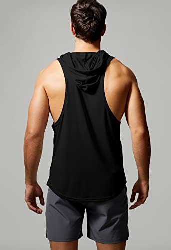 Teretana revolucija muške trening majice bez rukava mišića s kapuljačom tenk teretana fitness brza suha kapuljača bez rukava