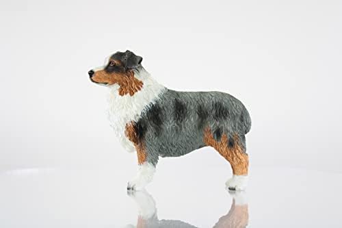 Koncepti razgovora Australski ovčar, plavi, priključeni originalni pseći figurica