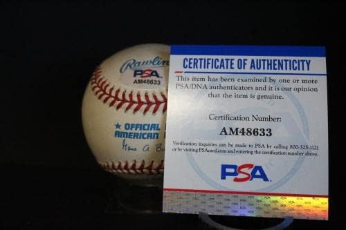 Marvin Miller potpisao je autogram bejzbol autografa Auto PSA/DNA AM48633 - Autografirani bejzbol