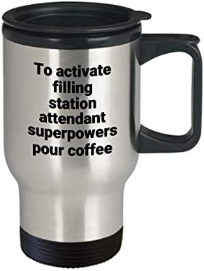 Punjenje stanice polaznik putničke šalice smiješna sarkastična noviteta od nehrđajućeg čelika supersila kave za kavu dar ideja